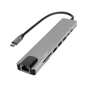 Hytech HY-USBC82 4K 30 Hz Gri Metal Type-C Adaptör