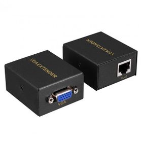 Hytech HY-VGAEX60 60 mt VGA Extender CAT5E/CAT6 Siyah Kablo Uzatıcı