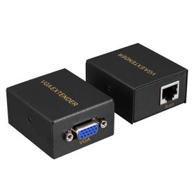 Hytech HY-VGAEX60 60 mt VGA Extender CAT5E/CAT6 Siyah Kablo Uzatıcı