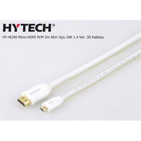 Hytech HY-W240 Altın Uçlu HDMI Kablo