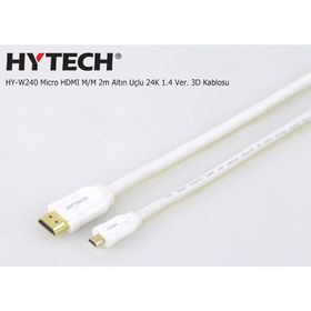 Hytech HY-W240 Altın Uçlu HDMI Kablo
