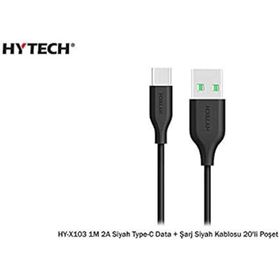 Hytech HY-X103 1M 2A Beyaz Type-C Data Kablo