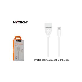 Hytech HY-X110 Beyaz USB F to Micro Usb Motg Çevirici