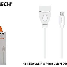 Hytech HY-X110 Beyaz USB F to Micro Usb Motg Çevirici
