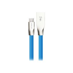 Hytech HY-X205 3A Micro Usb 1 m Mavi Data Şarj Kablosu