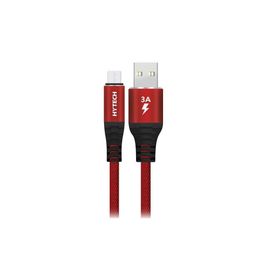 Hytech HY-X210 Gri Micro Usb 3A 1 mt Data ve Şarj Kablosu
