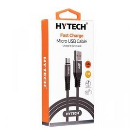 Hytech HY-X210 Gri Micro Usb 3A 1 mt Data ve Şarj Kablosu