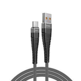 Hytech HY-X2252M 3A Micro Usb 2 mt Gri Data Şarj Kablosu