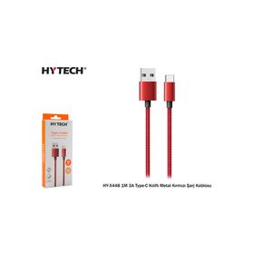 Hytech HY-X448 Type-C Kırmızı Şarj Kablosu