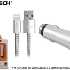 Hytech HY-X64 3.4A 2 Lightning Kablolu Hızlı Şarj