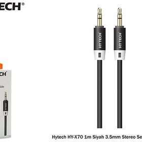 Hytech HY-X70 1m Siyah 3.5mm Stereo Ses Kablosu