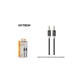Hytech HY-X70 1m Siyah 3.5mm Stereo Ses Kablosu