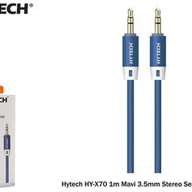Hytech HY-X70 Mavi 1M 3.5 mm Stereo Ses Kablosu