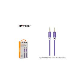 Hytech HY-X70 Mor 1 m 3.5 mm Stereo Ses Kablosu