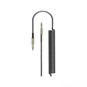 Hytech HY-X74 1m Beyaz 3.5mm Stereo Spiralli Ses Kablosu