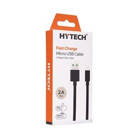 Hytech HY-X83 1 m 2A Micro Usb Siyah Şarj Kablosu