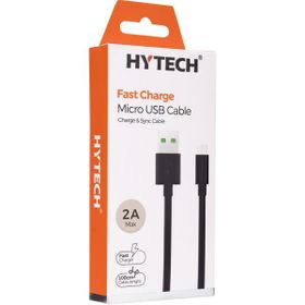 Hytech HY-X83 1 m 2A Micro Usb Siyah Şarj Kablosu