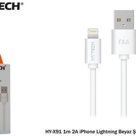 Hytech HY-X91 1 m 2A iPhone Lightning Beyaz Şarj Kablosu