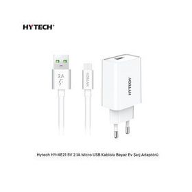 Hytech HY-XE21 5v 2.1A Micro Usb Kablolu Ev Şarj Adaptörü