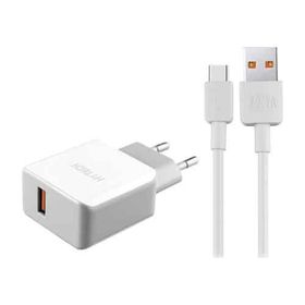 Hytech HY XE35 Quick Charge QC 3.0 2.4A Beyaz Gri Type-C Kablo