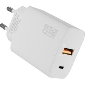 Hytech Hy-Xe46 Type Usb-C 20W Pd +Usb Qc 3.0 Hızlı Ev Şarj Adaptörü