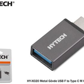 Hytech HY-XO20 Gümüş Metal Gövde USB f to TYPE C M OTG Ç Çevirici