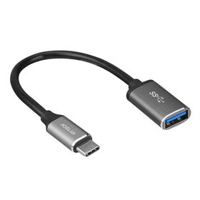Hytech HY-XO22 Gümüş F to Type C M 10 cm Çevirici