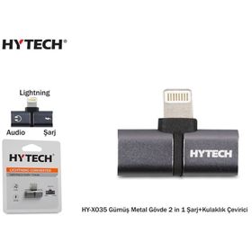 Hytech HY-XO35 Gümüş Metal Gövde Şarj to Kulaklık Çevirici