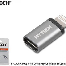 Hytech HY-XO35 Gümüş Metal Gövde Şarj to Kulaklık Çevirici
