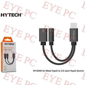 Hytech HY-XO40 Type C to 3.5 mm Jack + Type C Çevirici