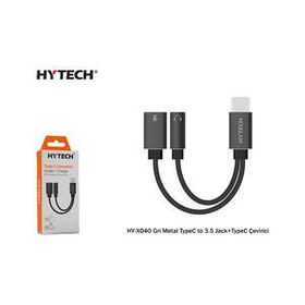 Hytech HY-XO40 Type C to 3.5 mm Jack + Type C Çevirici