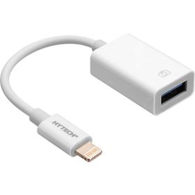 Hytech HY-XO48 Beyaz USB F to Lightning 10 cm Kablolu OTG Çevirici