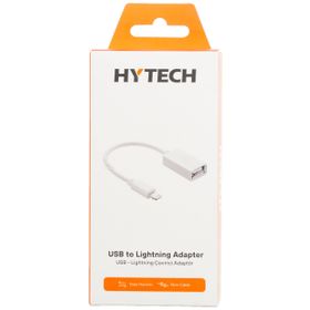 Hytech HY-XO48 Beyaz USB F to Lightning 10 cm Kablolu OTG Çevirici