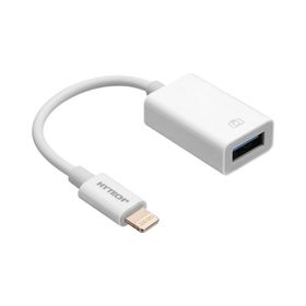Hytech HY-XO48 Beyaz USB F to Lightning 10 cm Kablolu OTG Çevirici