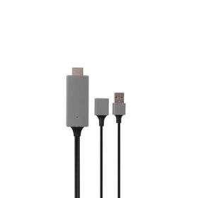 Hytech HY-XO54 Kırmızı Siyah 1 m Görüntü Aktarıcı USB-F to HDMI Mobil Telefon Uyumlu Kablo