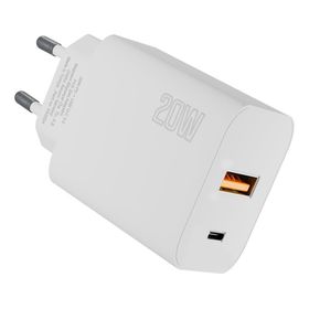 Hytech HY-XT75 20W Pd +Usb Qc 3.0 18W Beyaz Ev Hızlı Şarj Adaptör