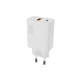 Hytech HY-XT75 20W Pd +Usb Qc 3.0 18W Beyaz Ev Hızlı Şarj Adaptör