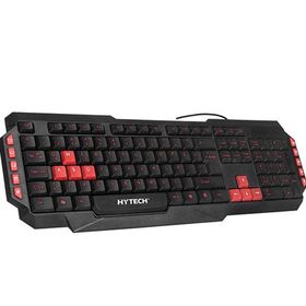 Hytech HYK-46 Gamy Combo Siyah USB Kırmızı Tuşlu Q Gaming Oyuncu Klavye + Mouse Set
