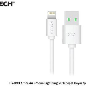 Hytech HYX93 1 mt 2.A Beyaz iPhone Lightning