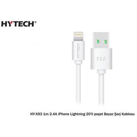 Hytech HYX93 1 mt 2.A Beyaz iPhone Lightning