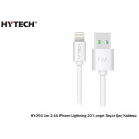 Hytech HYX93 1 mt 2.A Beyaz iPhone Lightning