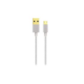 Hytech Portta HY-X240 1 m 3A Micro Usb Kılıflı Gold Data Şarj Kablosu