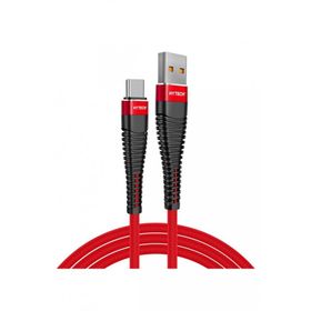 Hytech Type-C 1 m Kırmızı Data Şarj Kablosu