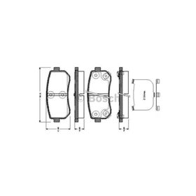 Hyundai 0986494140 Accent Era 06-/İ20 0 Arka Fren Balatası