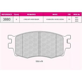 Hyundai 24317 Accent Era I20 Kia Rio 06 Ön Fren Balatası