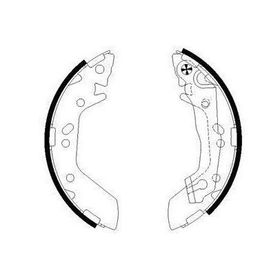 Hyundai 5830525A00 Accent 1999-2003 1.5 1.3 Arka Fren Balatası