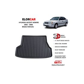 Hyundai Accent Admire 2001-2006 3d Bagaj Havuzu