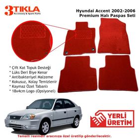 Hyundai Accent Admire 2001-2006 Premium 3D Havuzlu Oto Paspas Bizymo