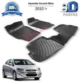 Hyundaı Accent Blue 2010 3D Havuzlu Paspas