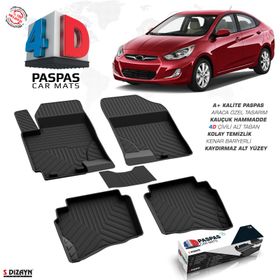 Hyundai Accent Blue 2010 Sonrası 4D Havuzlu Paspas